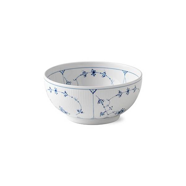 Royal Copenhagen Musselmalet Riflet skål - 180 cl.